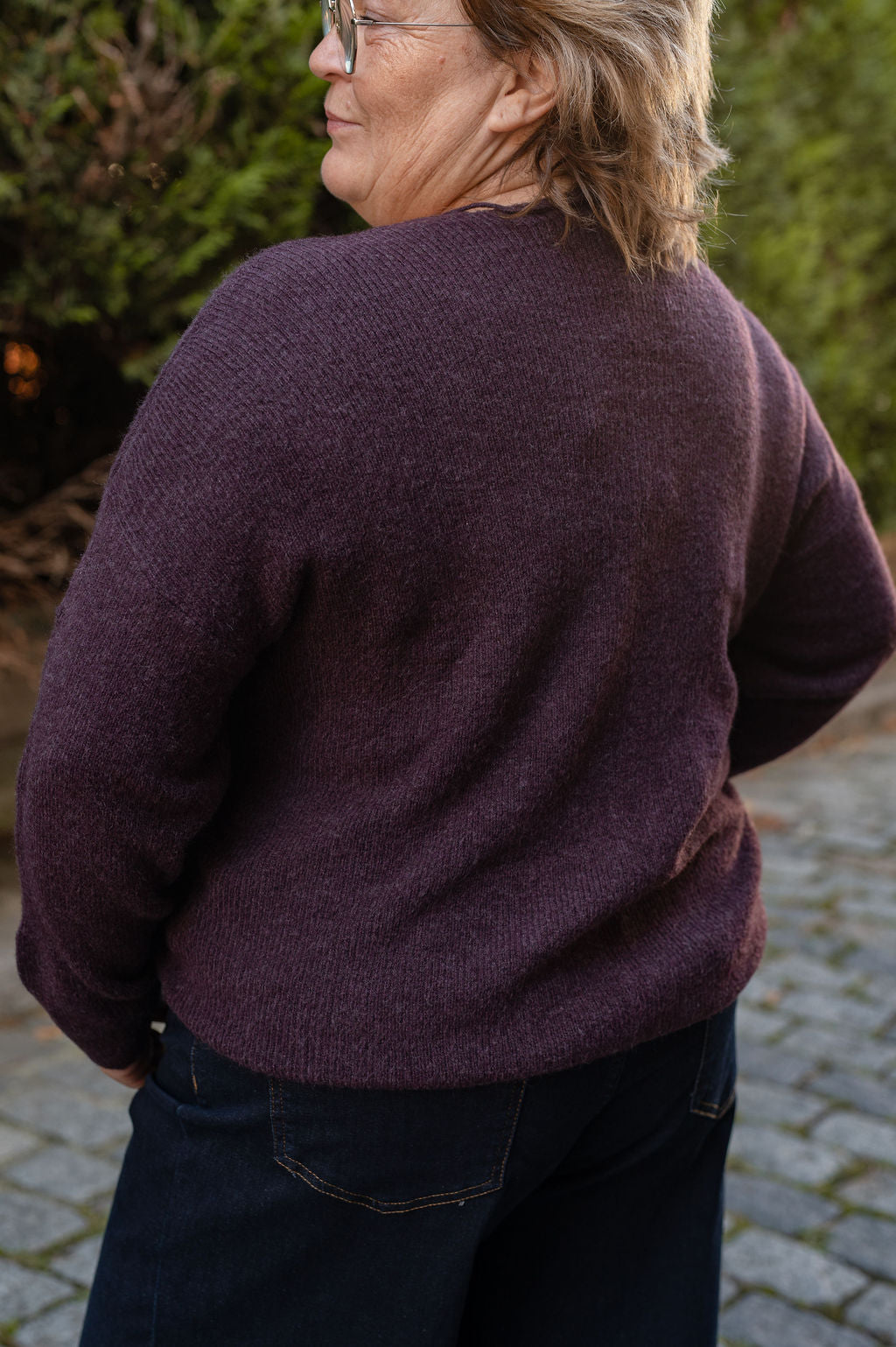 Pull col V en maille douce - Pull Rewlefile