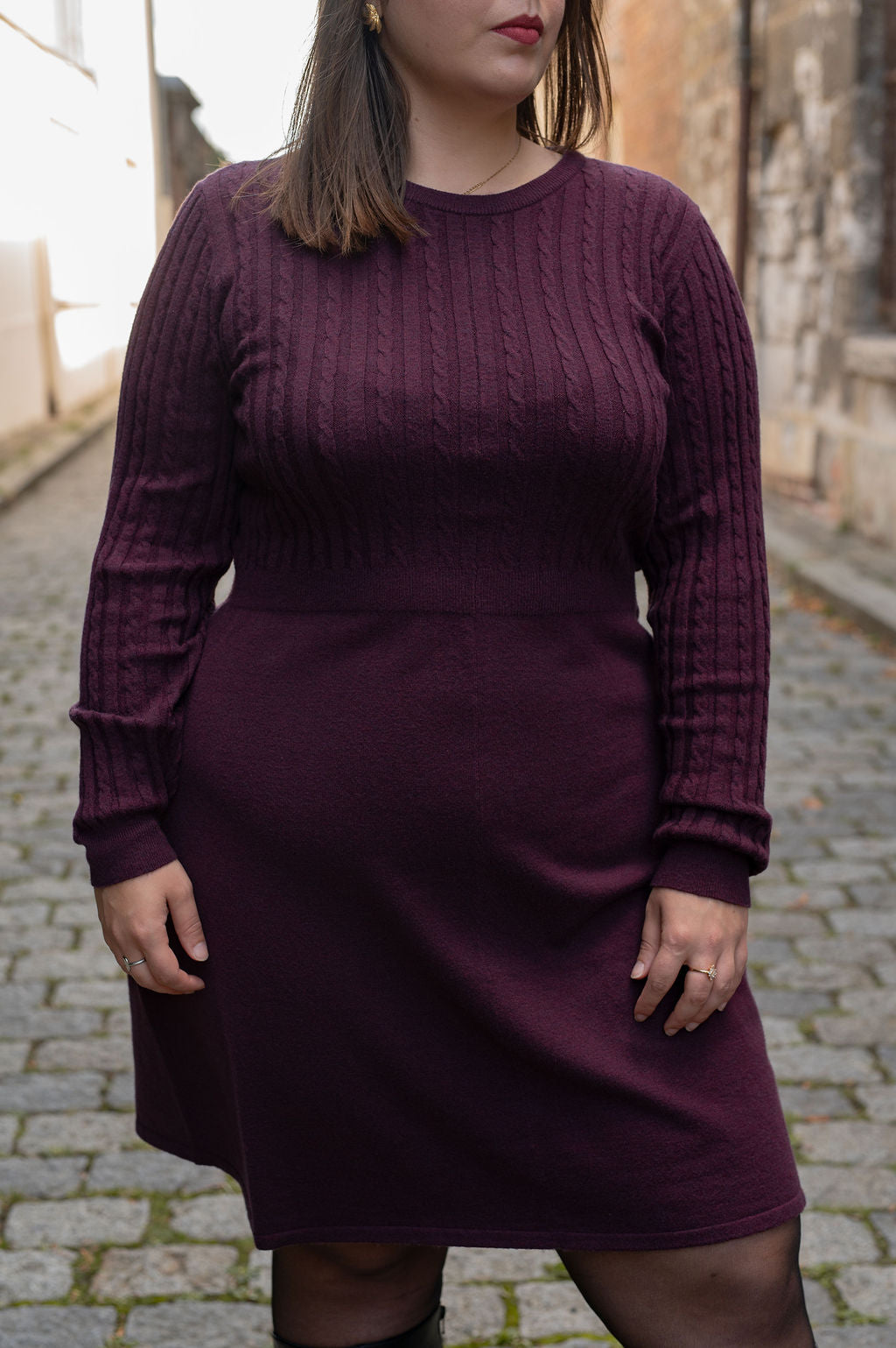 Robe patineuse en maille - Robe Fia