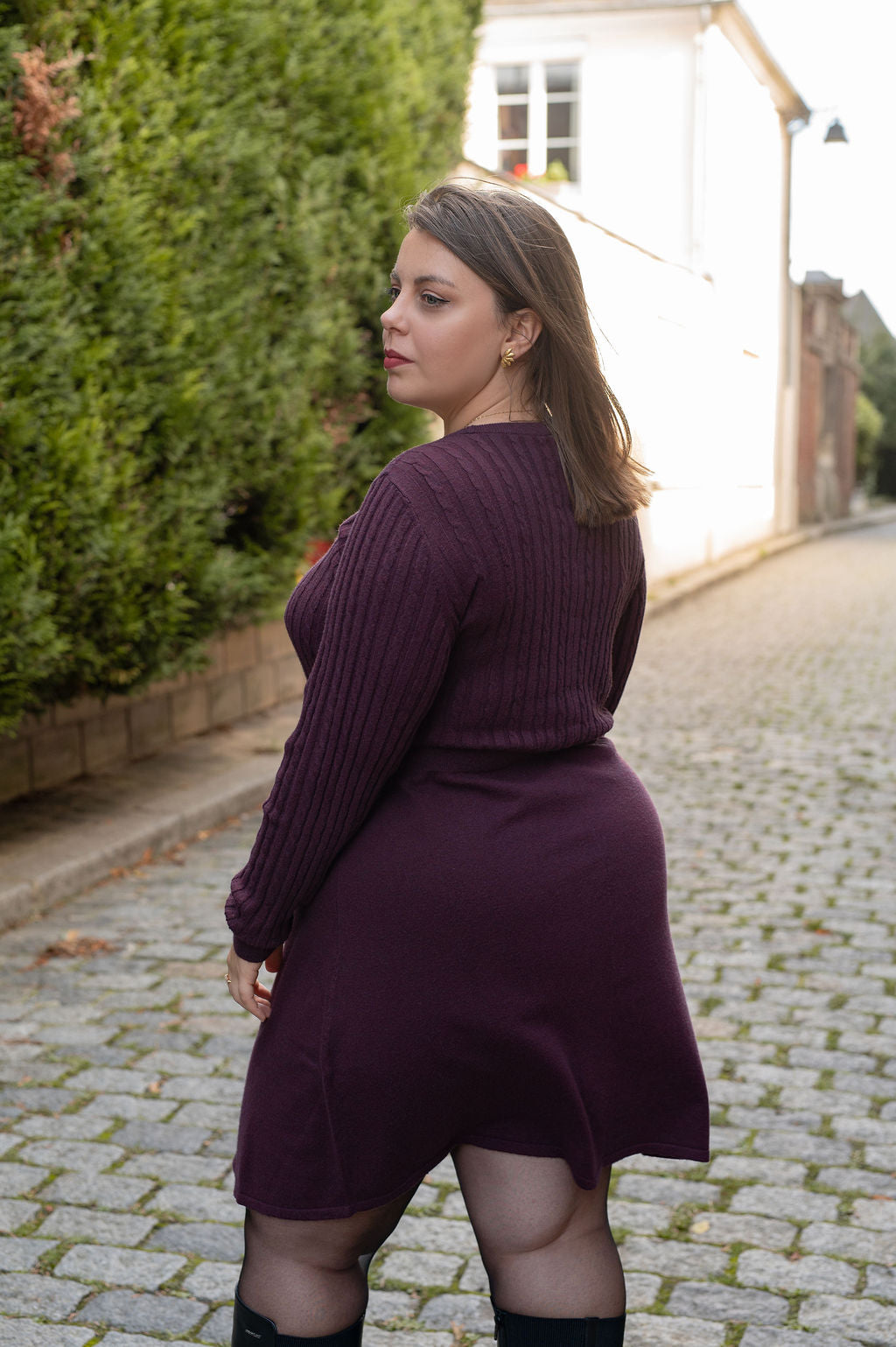 Robe patineuse en maille - Robe Fia