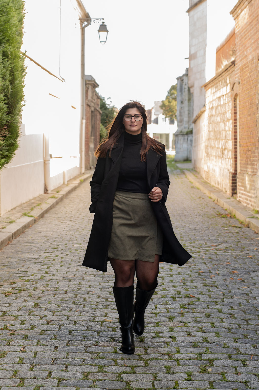 Jupe courte en velours - Jupe Elly