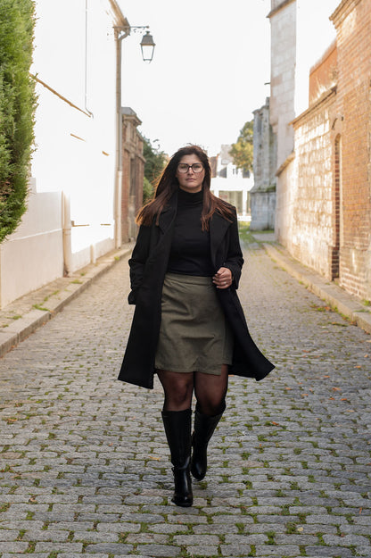 Jupe courte en velours - Jupe Elly