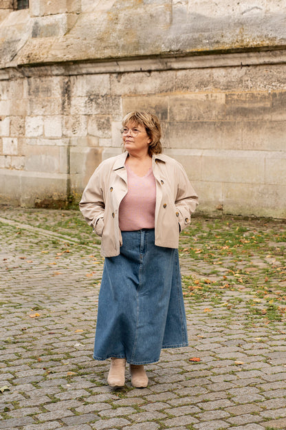 Trench court avec boutons - Trench April