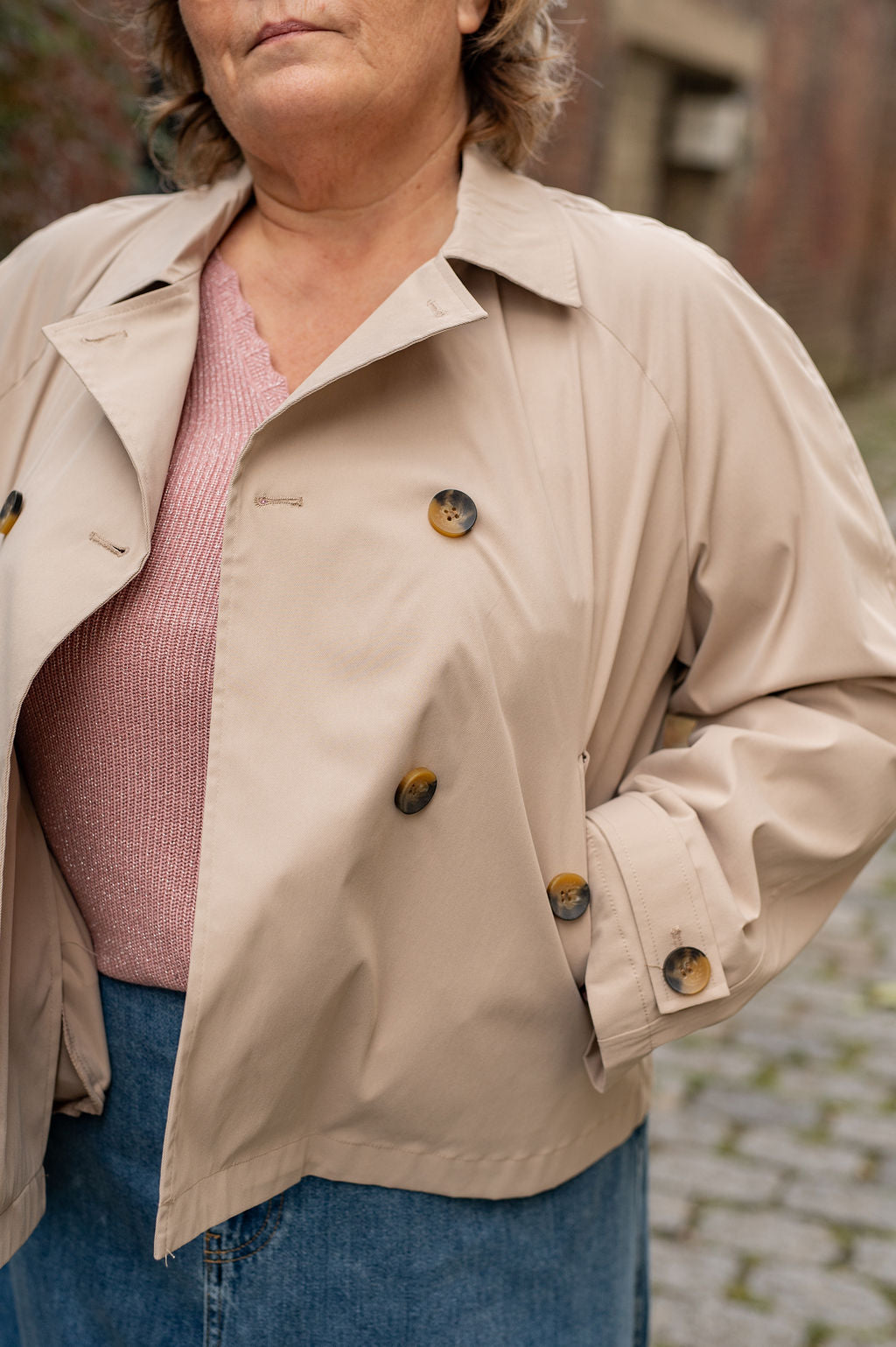 Trench court avec boutons - Trench April