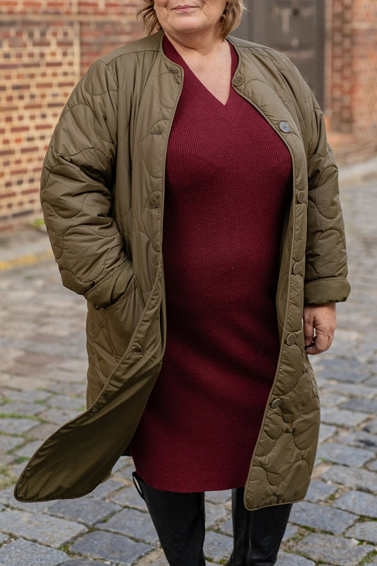 Manteau matelassé long - Veste Sandy