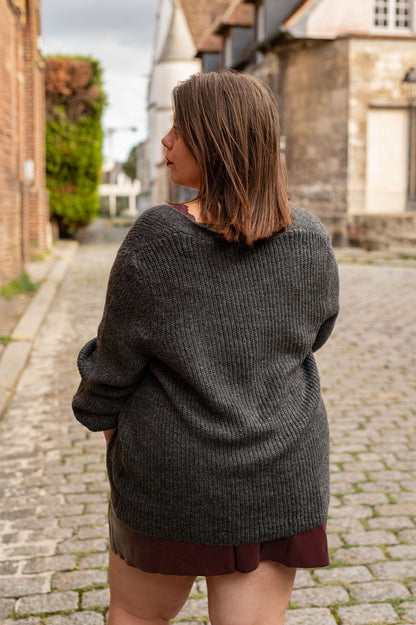 Gilet boutonné oversize - Gilet Clare