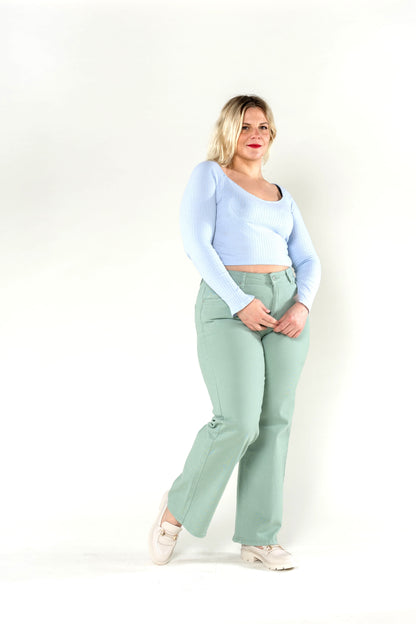 Jean Kate - Coupe wide taille haute