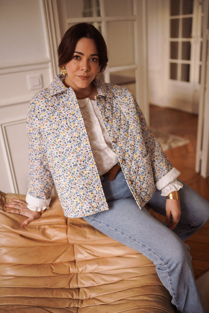 Veste Roseline – Veste fleurie femme