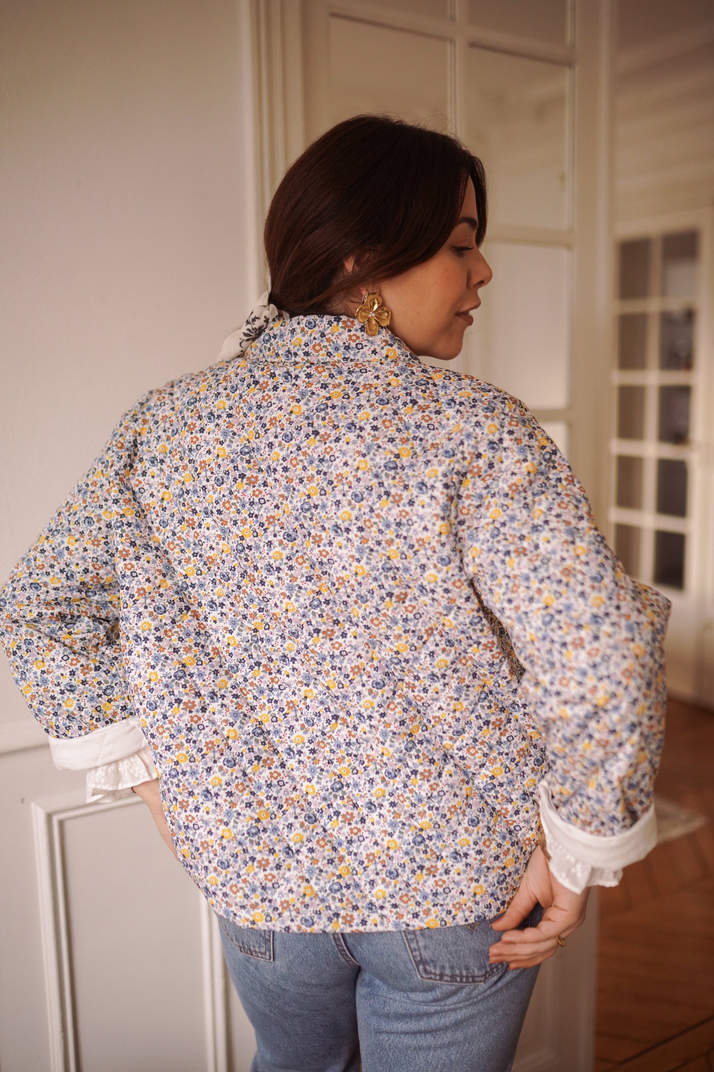 Veste Roseline – Veste fleurie femme