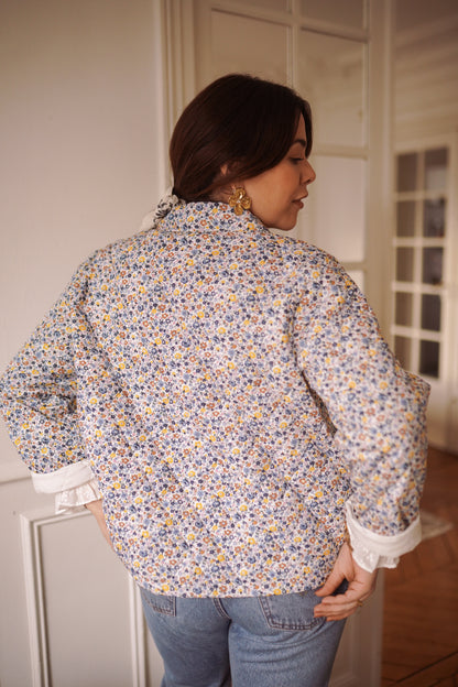 Veste Roseline – Veste fleurie femme