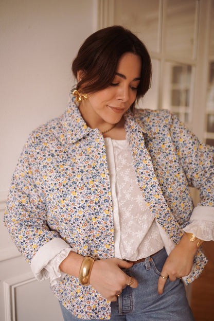 Veste Roseline – Veste fleurie femme