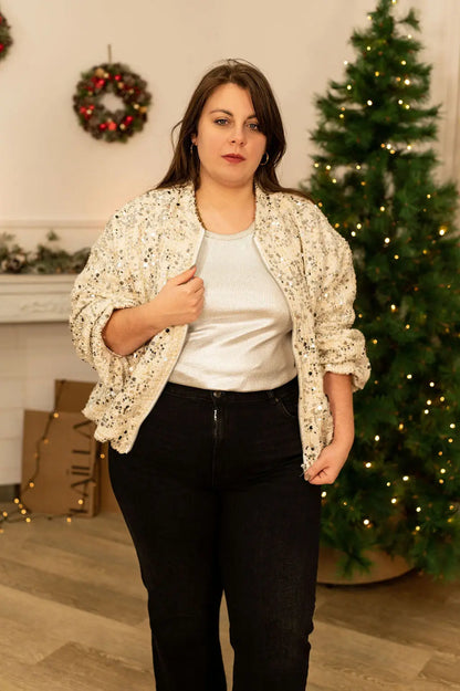 BOMBER SHINE - grande taille -  LAÏLLA