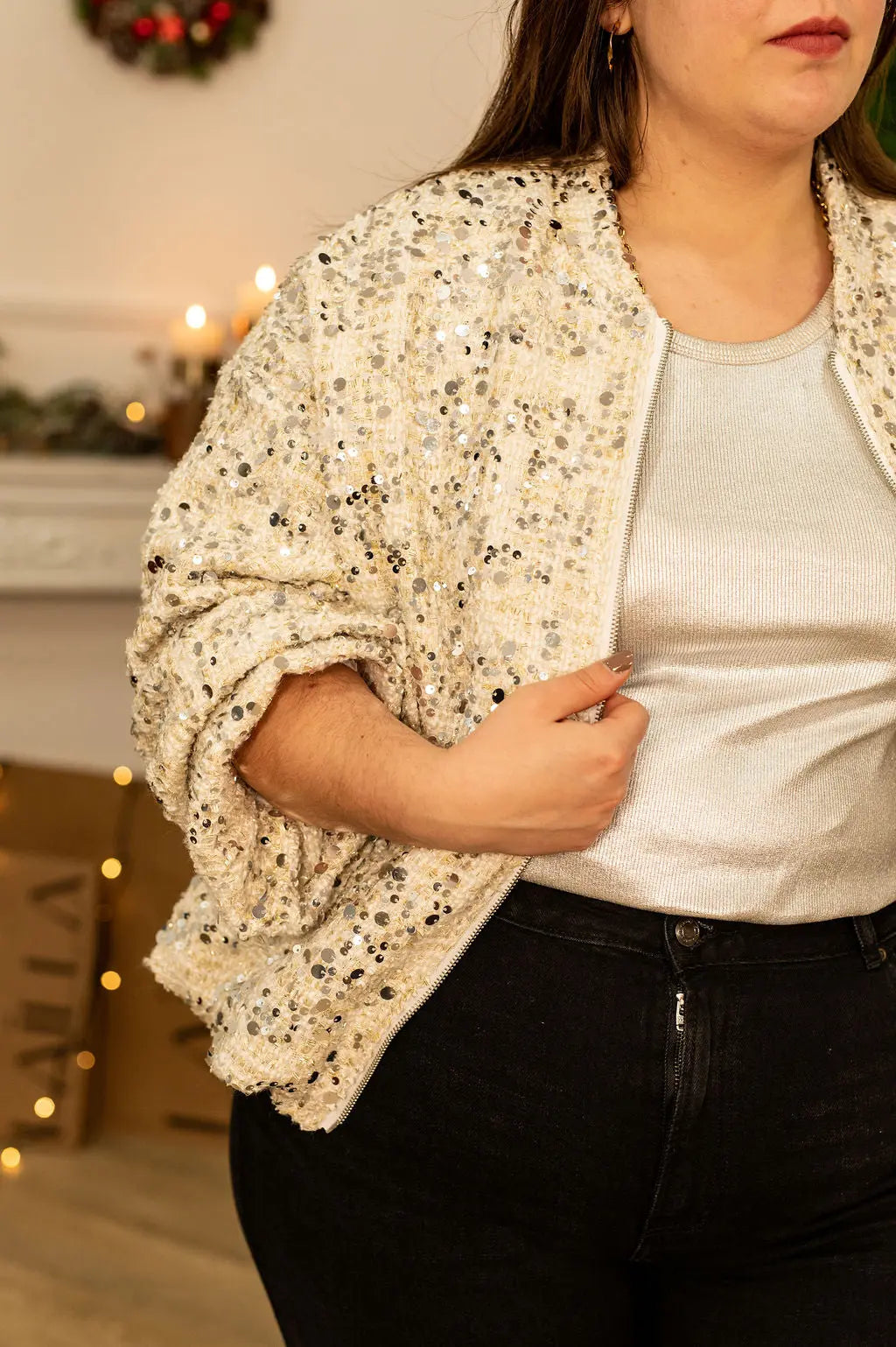 BOMBER SHINE - grande taille -  LAÏLLA