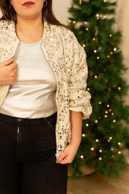 BOMBER SHINE - grande taille -  LAÏLLA