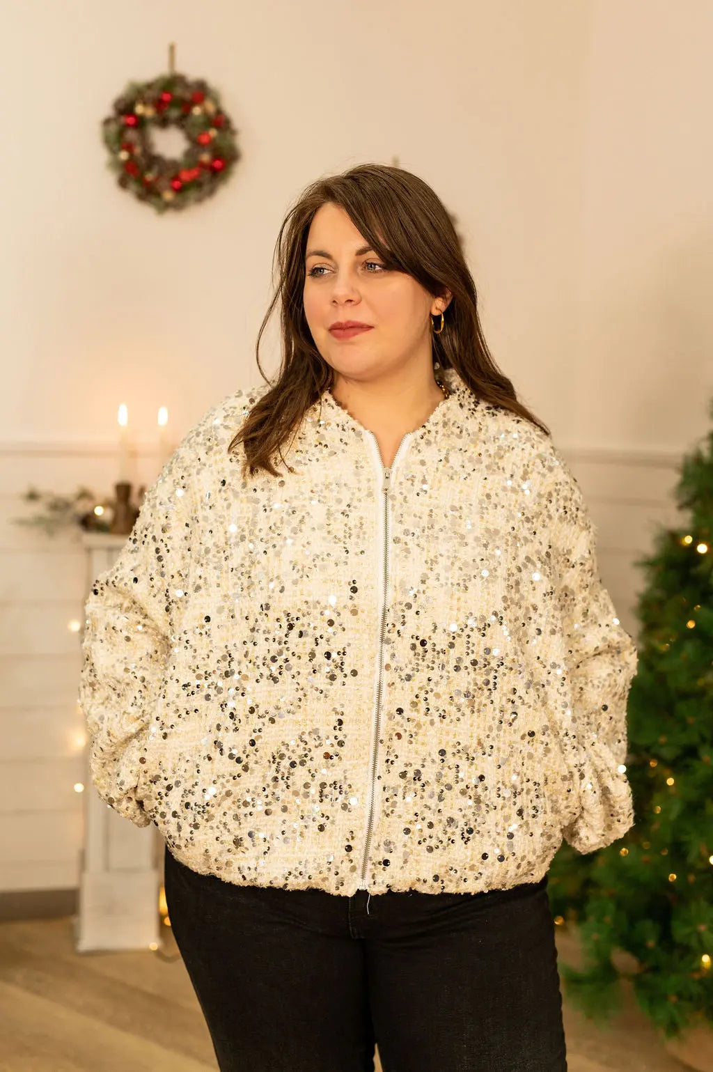 BOMBER SHINE - grande taille -  LAÏLLA