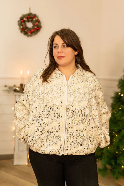 BOMBER SHINE - grande taille -  LAÏLLA