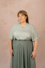 Blouse fluide en col V - Blouse Beauty - grande taille -  LAÏLLA