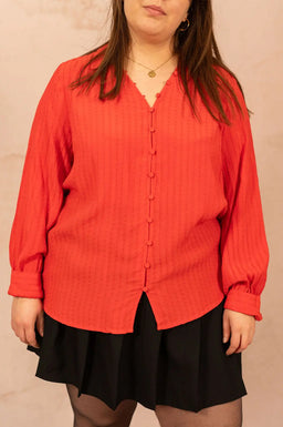 CHEMISE VIOLETTE - grande taille -  LAÏLLA