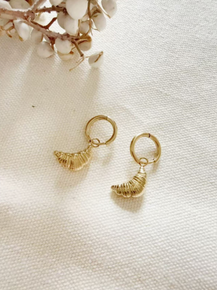 Boucles d'oreilles croissant
