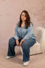 Chemise avec coeurs brodés - Chemise Marta - grande taille -  LAÏLLA