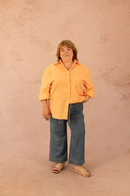 Chemise oversize en coton - Chemise Claos - grande taille -  LAÏLLA