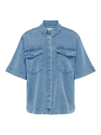 Chemisier en jeans - Chemisier Sophie - grande taille -  LAÏLLA