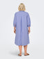 Robe Bjorg – Vue dos portée de la robe rayée
