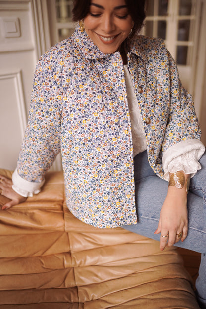 Veste Roseline – Veste fleurie femme