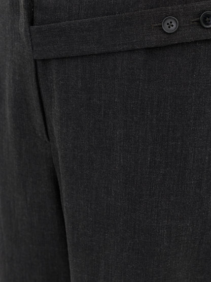 Pantalon Bestie – Pantalon de costume gris femme