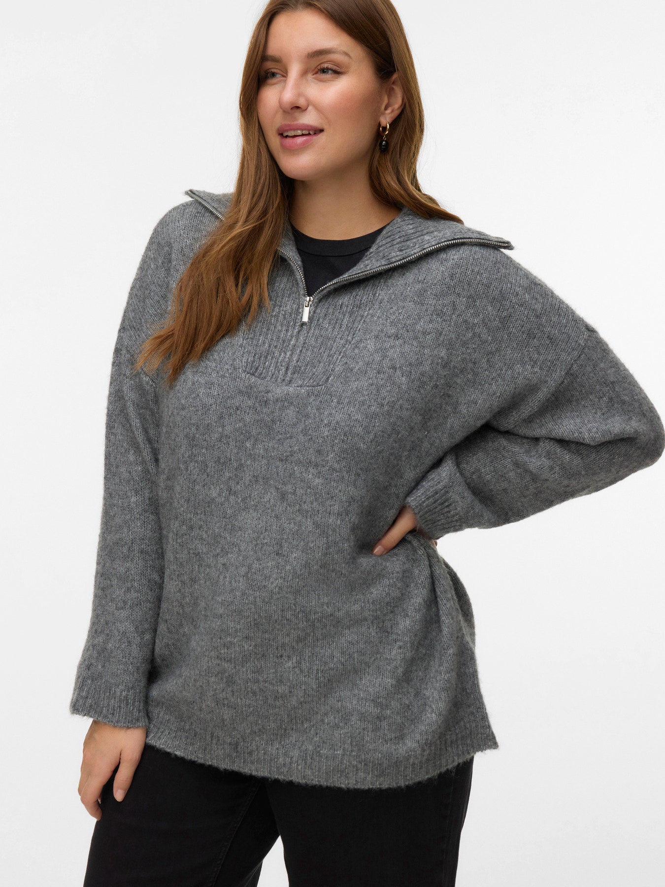 Pull Mirla – Pull zippé col montant