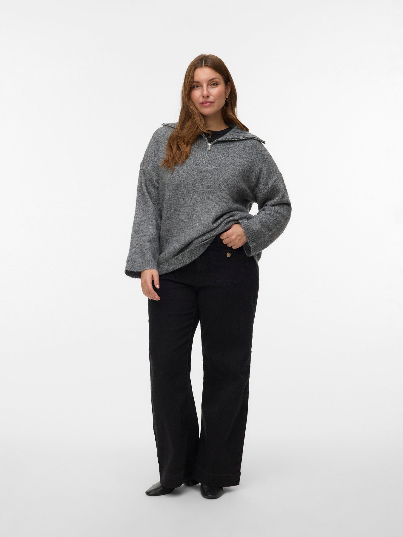 Pull Mirla – Pull zippé col montant