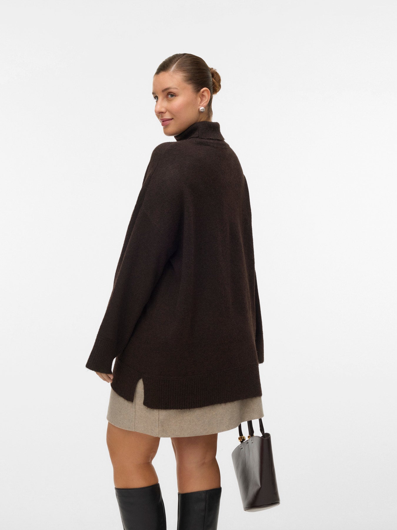 Pull Aquarius col roulé – Pull oversize doux