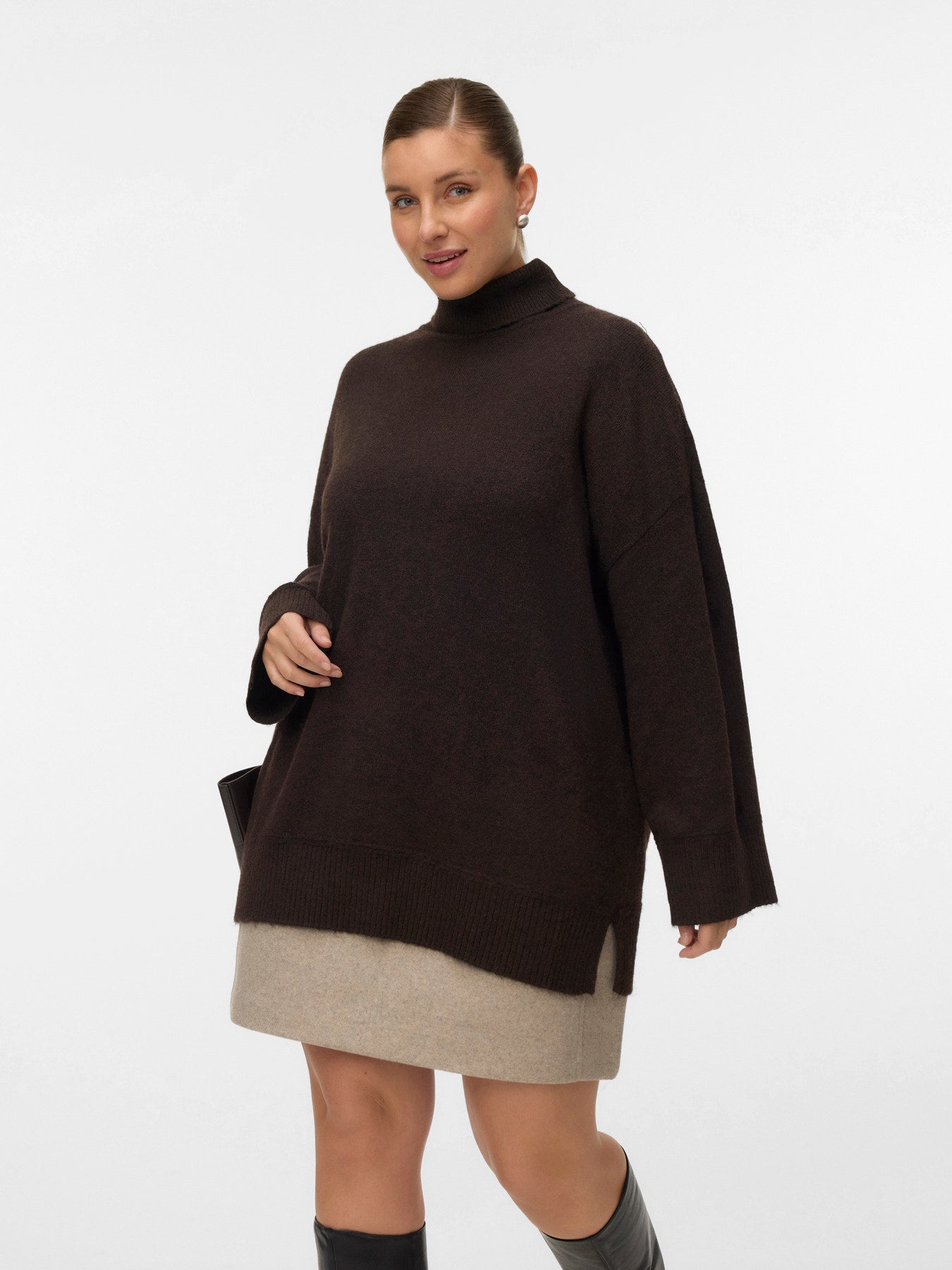 Pull Aquarius col roulé – Pull oversize doux