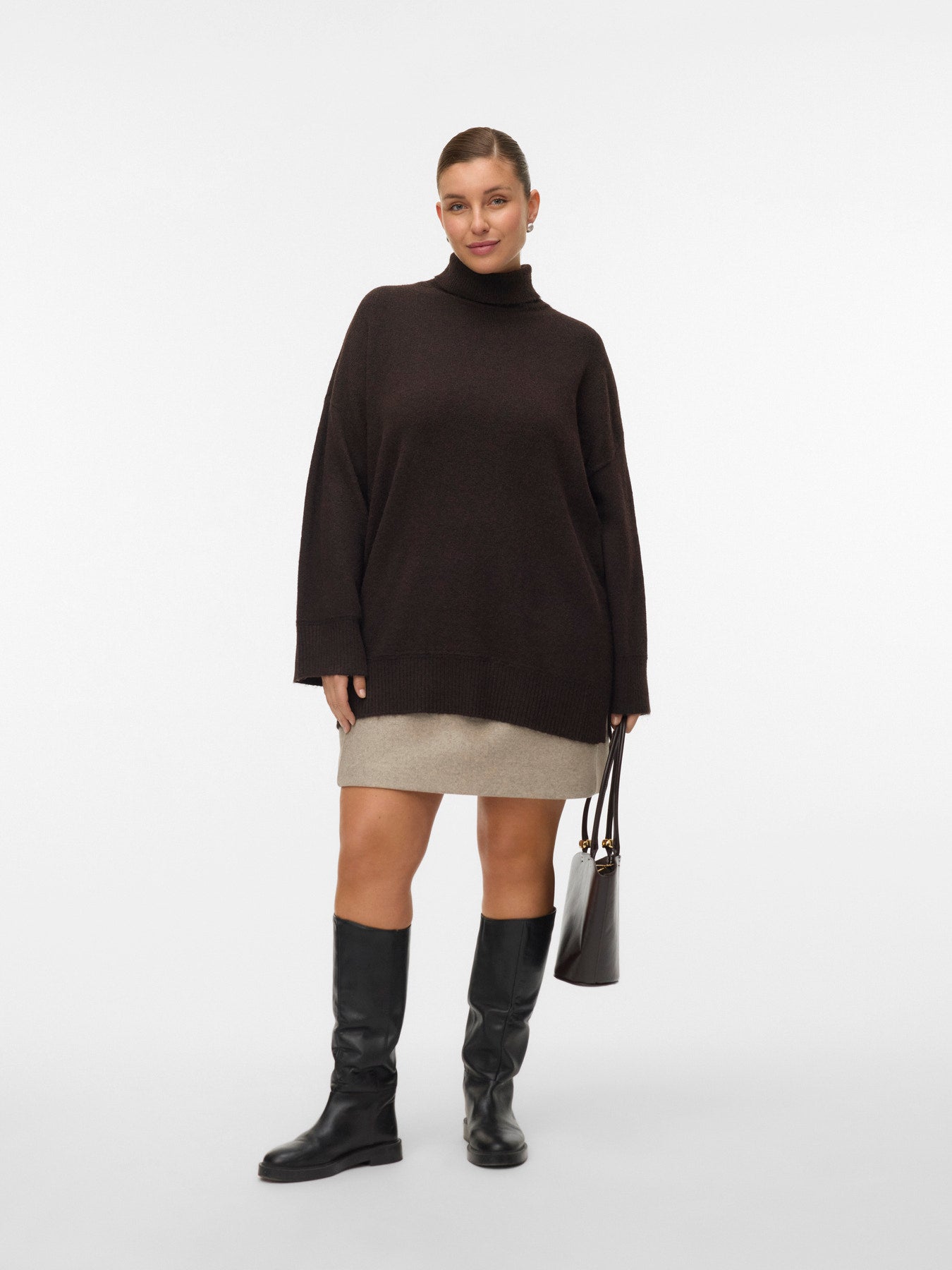 Pull Aquarius col roulé – Pull oversize doux