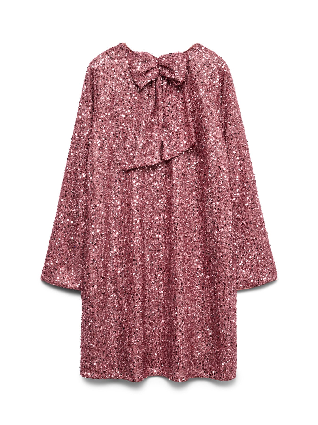 Robe Naja – Robe courte à sequins avec nœud au dos