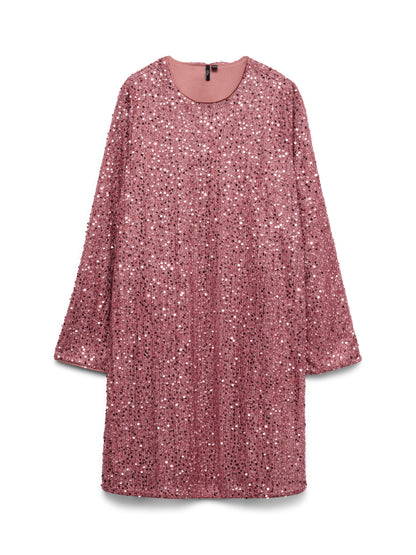 Robe Naja – Robe courte à sequins avec nœud au dos