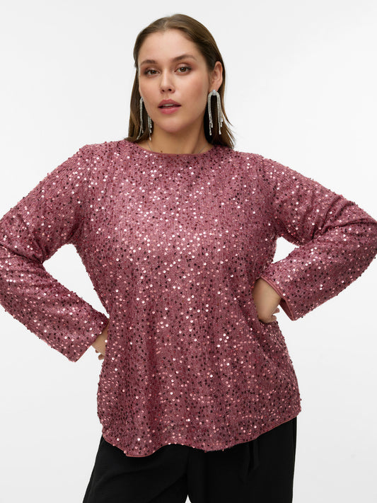 Blouse Naja – Blouse scintillante dos noué