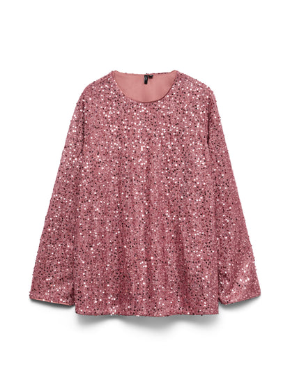 Blouse Naja – Blouse scintillante dos noué