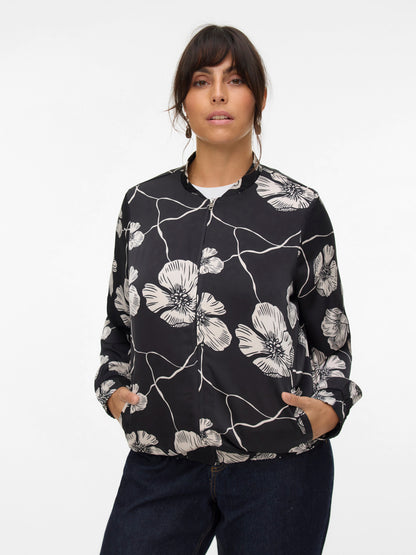 Bomber Elena – Veste bomber femme imprimé fleurie