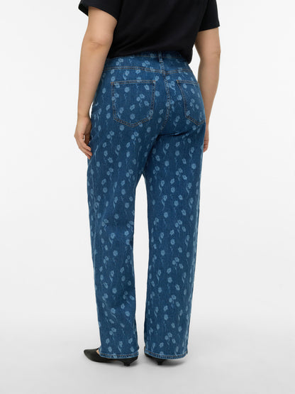 Jean Tessa – Jean imprimé à fleurs