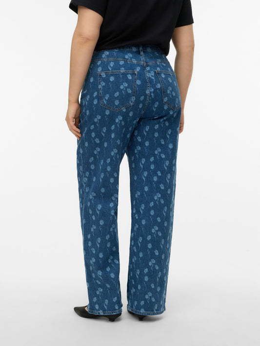 Jean Tessa – Jean imprimé à fleurs