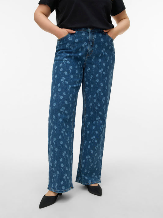 Jean Tessa – Jean imprimé à fleurs