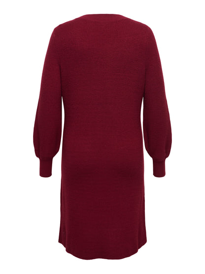 Robe pull bordeaux – Robe Katia