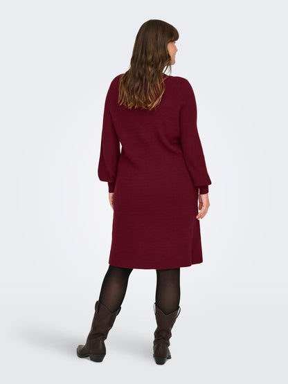Robe pull bordeaux – Robe Katia