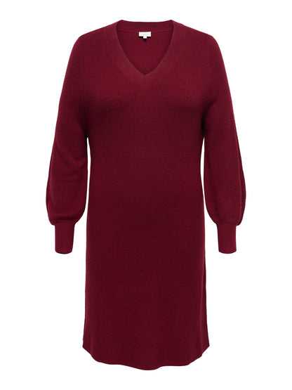 Robe pull bordeaux – Robe Katia