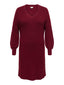Robe pull bordeaux – Robe Katia
