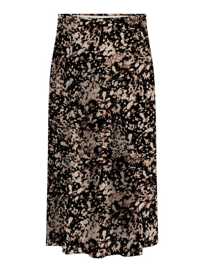 Jupe satinée à imprimé - Jupe Domina