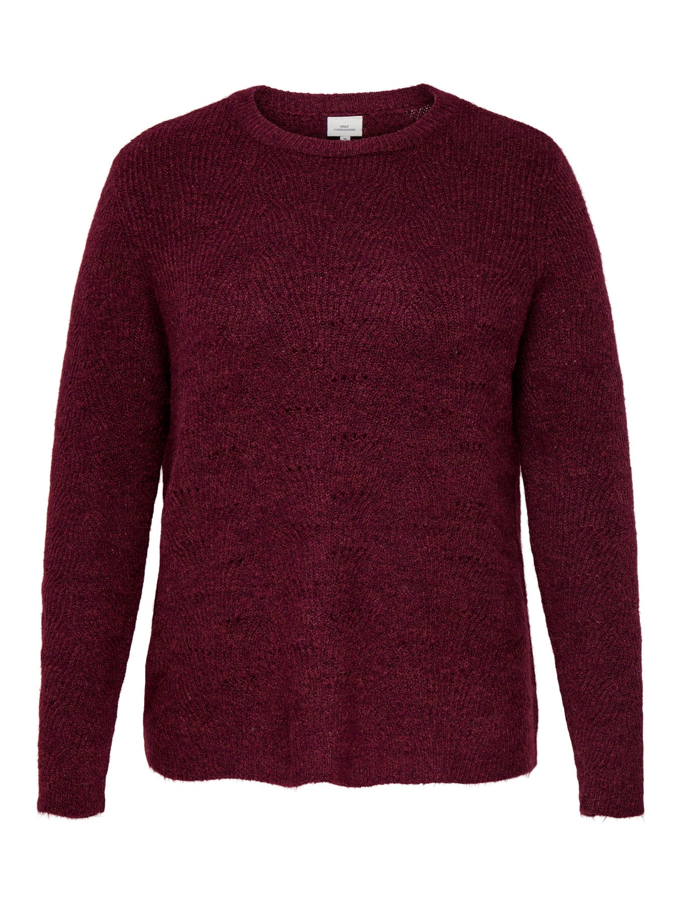 Pull Lolli – Pull col rond bordeaux