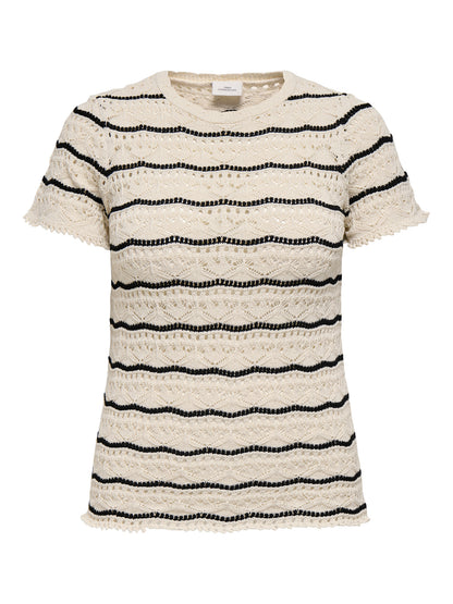 Haut en maille à rayures - Maille Anna