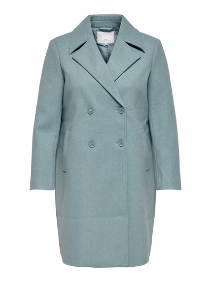 Manteau droit à double boutonnage - Manteau Adina