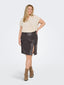 Jupe en simili cuir fendue - Jupe Caroline